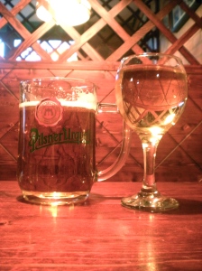 Czech beer and Hungarian wine